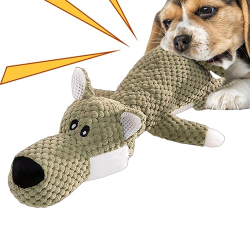 Animal Squeaky Hundespielzeug - Quietschende Spielzeug Puppenhund kauen Spielzeug | Plüschspielzeug Welpe Zahne Softquietfer, interaktive Hund Spielzeug Hundeladsspielzeug, Hundespaß und Zähne Reinigu Animal Squeaky Hundespielzeug - Quietschende Spielzeug Puppenhund kauen Spielzeug | Plüschspielzeug Welpe Zahne Softquietfer, interaktive Hund Spielzeug Hundeladsspielzeug, Hundespaß und Zähne Reinigu von Jubilofex