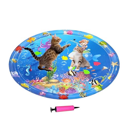 Haustierkühlkissen - Anti -Kratzer Cool Matte für Hunde 39,37 x 39,37 Zoll, aufblasbares Haustiereisblatt mit Pumpe Interaktives sensorisches Spielzeug für Heißwetter -Reisewagen Garten im Freien im F Haustierkühlkissen - Anti -Kratzer Cool Matte für Hunde 39,37 x 39,37 Zoll, aufblasbares Haustiereisblatt mit Pumpe Interaktives sensorisches Spielzeug für Heißwetter -Reisewagen Garten im Freien im F von Jubilofex