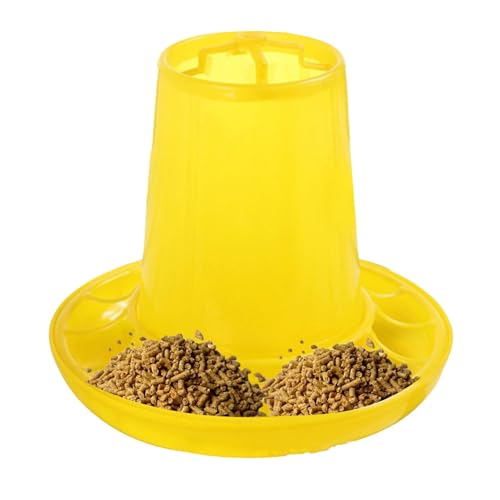 Hühnerfutterhäuschen ohne Abfall, Baby Chick Feeder, Hühnerfuttermittel, kein Durcheinander, einfache Entenfutterautomaten, Stallhuhn -Coop -Accessoires, Baby -Hühnchen -Vorräte zum Brutieren von Jubilofex