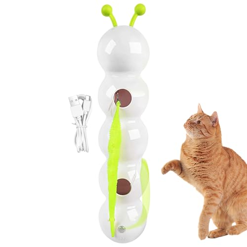 Interaktives Katzenspielzeug, Caterpillar Smart Cat Toy - Electric Worm -Haustierversorgungen Für Die Anregung Von Spaß, Spielende Spielübung Zu Stimulieren, Langeweile Relief Verspielte Aktivität Sti Interaktives Katzenspielzeug, Caterpillar Smart Cat Toy - Electric Worm -Haustierversorgungen Für Die Anregung Von Spaß, Spielende Spielübung Zu Stimulieren, Langeweile Relief Verspielte Aktivität Sti von Jubilofex