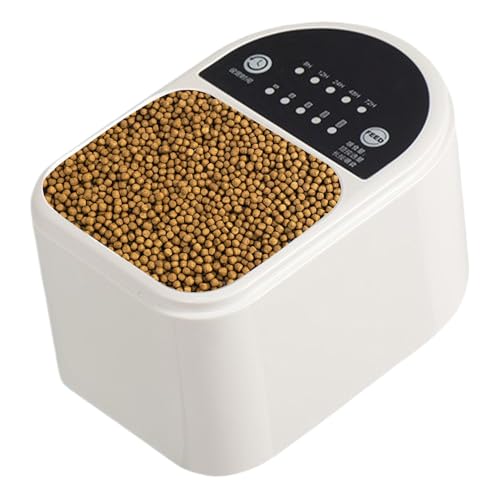 Jubilofex Automatischer Fischfütterer - Batteriebetriebener Aquarium-Futterautomat - Intelligentes Zubehör Für Fischfütterung Mit Langlebiger Batterie Für Wels Schildkröte Haustier Urlaub Outdoor von Jubilofex