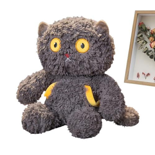 Jubilofex Gefülltes Katzenspielzeug, Katzenspielzeug, Katzenspielzeug - Plüschplüsch für lebhaftes rotierendes Plüschtier für Sofa, Bett, Sofa, Haus, Autodekoration von Jubilofex
