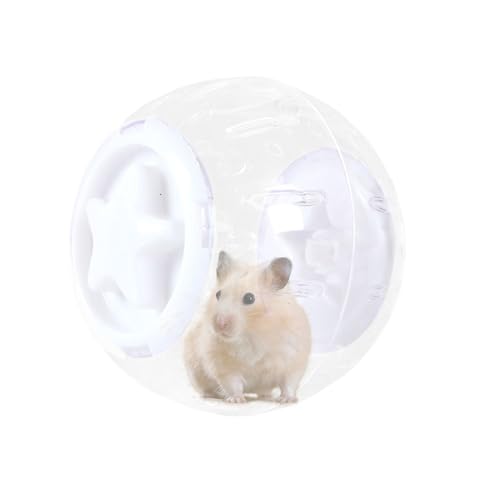 Jubilofex Hamster Ball, Clear Hamster Ball,Clear Ball Hamster Running Wheel Toy - Innenaktivität kleine und mittlere Haustiere tägliche Fitness -Unterhaltung für Tierliebhaber von Jubilofex