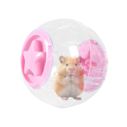Jubilofex Haustier Hamster Ball, Hamster -Übungsball - Clear Ball Hamster Running Wheel Toy - Innenaktivität kleine und mittlere Haustiere tägliche Fitness -Unterhaltung für Tierliebhaber von Jubilofex
