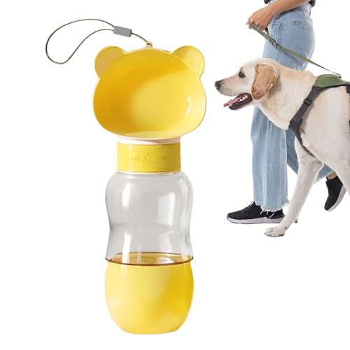 Jubilofex Hundetrinkflasche | Trinkflasche Mit Futterbehälter | Auslaufsicherer Behälter Mit Cartoon Napf Für Camping Auto Wanderpark Zuhause Spaziergang Outdoor Abenteuer Jubilofex Hundetrinkflasche | Trinkflasche Mit Futterbehälter | Auslaufsicherer Behälter Mit Cartoon Napf Für Camping Auto Wanderpark Zuhause Spaziergang Outdoor Abenteuer von Jubilofex