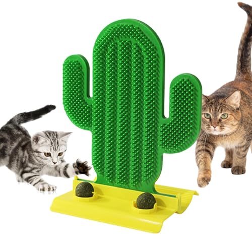 Jubilofex Kaktus-Katzen-Renching Post, Padnip Scratch Pad, Kaktus Shape Cat Scratch Pads | Interaktives Mahlkrallen-Zubehör für mittelgroße und kleine Haustiere von Jubilofex