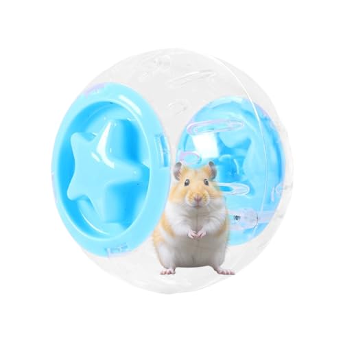 Jubilofex Klarer Hamsterball, Haustier Hamster Ball - Clear Ball Hamster Running Wheel Toy | Innenaktivität kleine und mittlere Haustiere tägliche Fitness -Unterhaltung für Tierliebhaber von Jubilofex
