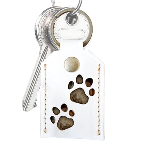 Jubilofex Laden Sie Haustierhaarschlüsselketten Anhänger - Hunde Haar Memorial Square Locket Schlüsselbund - Rucksackschmuck Welpe Kätzchen Foto Halter Gedenk für Freund, Freundin von Jubilofex