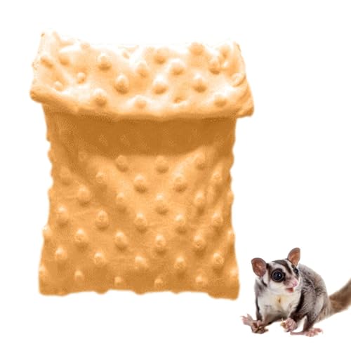 Jubilofex Sugar Segelflugzeuge Sleeping Bouch Schlafumhang für Haustiere | Warmes Versteck Bett Komfort Schlafsack, Haus Bett für Hamster Zucker Igel Eichhörnchen von Jubilofex