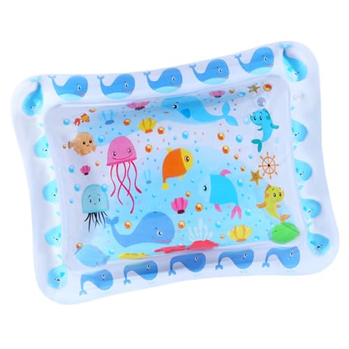 Jubilofex Wasser Sinnesmatte | Faltbare Katzen Wasserspielmatte,Aufblasbare Kriechunterlage Als Strapazierfähiges Haustierzubehör Für Outdoor Reisen, Schlafen Im Haus, Familien Und Alle Altersklassen von Jubilofex