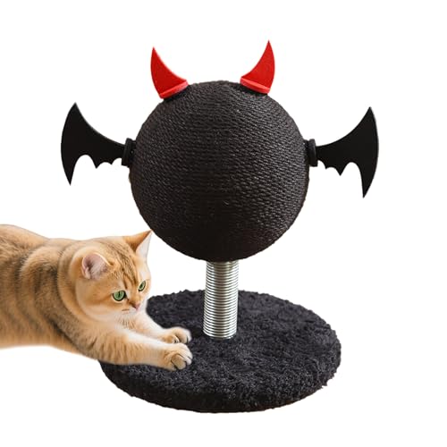 Kitten Play Ball - Cat Chew Toy, Interactive Croboper Accessoire | Dauerhaftes Sisal -Design unterstützt Klauenschleife für Innenausbildung Training Unterhaltungsmöbel Schutz täglicher Aktivität Stres von Jubilofex