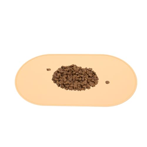 Silikonhundmatten für Nahrung und Wasser, öldichtes Silikon-Katzenmattenpad | Water Bowl Pad Hundezubehör Sammelbeutel für Heimgeschäfte von Jubilofex