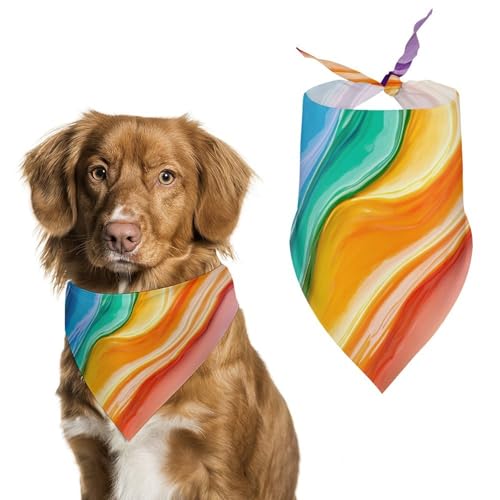 Dreieckiges Halstuch für Hunde und Katzen in Regenbogenfarben Dreieckiges Halstuch für Hunde und Katzen in Regenbogenfarben von Jubonexis