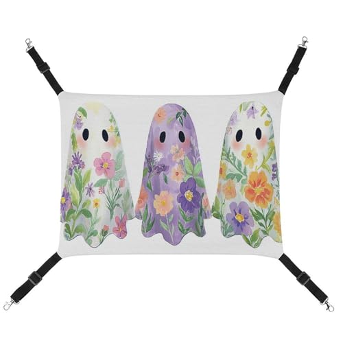 Jubonexis 3 Ghosts Vintage Floral Sheets Breathable Pet Hammock with Adjustable Straps Reversible Cat Hanging Bed Dog Mats Jubonexis 3 Ghosts Vintage Floral Sheets Breathable Pet Hammock with Adjustable Straps Reversible Cat Hanging Bed Dog Mats von Jubonexis