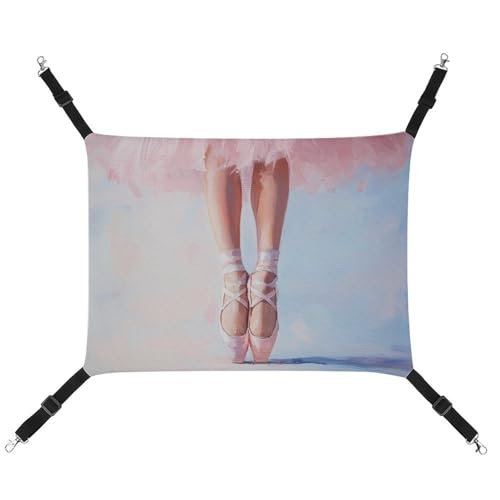 Jubonexis Ballerina Shoes Legs Ästhetische atmungsaktive Haustierhängematte mit verstellbaren Riemen, wendbar, Katzenbett, Hundematten Jubonexis Ballerina Shoes Legs Ästhetische atmungsaktive Haustierhängematte mit verstellbaren Riemen, wendbar, Katzenbett, Hundematten von Jubonexis