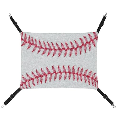 Jubonexis Baseball-Hängematte mit Spitzenstruktur, atmungsaktiv, mit verstellbaren Riemen, wendbar, Katzenbett, Hundematten Jubonexis Baseball-Hängematte mit Spitzenstruktur, atmungsaktiv, mit verstellbaren Riemen, wendbar, Katzenbett, Hundematten von Jubonexis