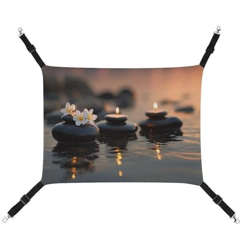 Jubonexis Candles with White Flowers Breathable Pet Hammock with Adjustable Straps Reversible Cat Hanging Bed Dog Mats Jubonexis Candles with White Flowers Breathable Pet Hammock with Adjustable Straps Reversible Cat Hanging Bed Dog Mats von Jubonexis