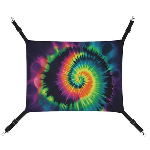 Jubonexis Haustier-Hängematte mit Batik-Muster, atmungsaktiv, mit verstellbaren Trägern, wendbar, Katzenbett, Hundematten Jubonexis Haustier-Hängematte mit Batik-Muster, atmungsaktiv, mit verstellbaren Trägern, wendbar, Katzenbett, Hundematten von Jubonexis
