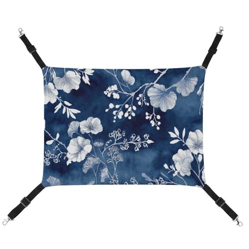 Jubonexis Japanische atmungsaktive Haustierhängematte mit verstellbaren Riemen, wendbar, für Katzen und Hunde, Weiß Jubonexis Japanische atmungsaktive Haustierhängematte mit verstellbaren Riemen, wendbar, für Katzen und Hunde, Weiß von Jubonexis