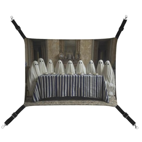 Jubonexis Nine Ghosts at The Long Rectangular Table Breathable Pet Hammock with Adjustable Straps Reversible Cat Hanging Bed Dog Mats Jubonexis Nine Ghosts at The Long Rectangular Table Breathable Pet Hammock with Adjustable Straps Reversible Cat Hanging Bed Dog Mats von Jubonexis