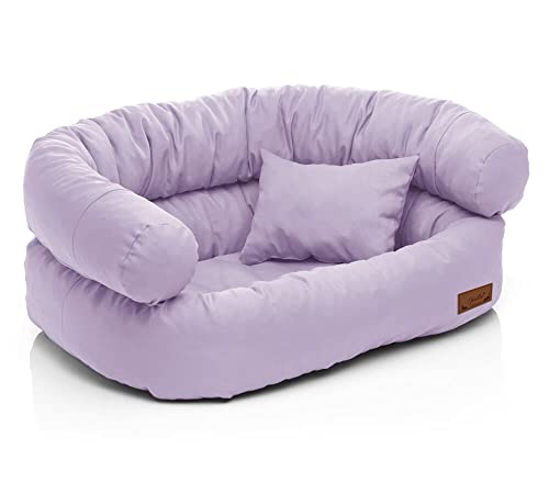Juelle Hundebett - große Hunde Sofa Abnehmbarer Bezug maschinenwaschbar flauschiges Bett, Hundesessel Santi S-XXL (Größe: XXL - 140x100cm, Dorde) von Juelle