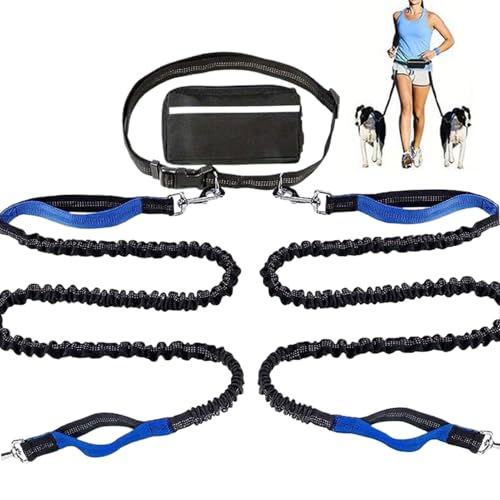 Joggingleine Für Hunde Zum, Joggen, Wandern Reflektierend | 2 In 1 Normale Hundeleine Für Große Und Mittelgroße Hunde Mit Doppelgriff Joggingleine Für Hunde Zum, Joggen, Wandern Reflektierend | 2 In 1 Normale Hundeleine Für Große Und Mittelgroße Hunde Mit Doppelgriff von Jukeoiu