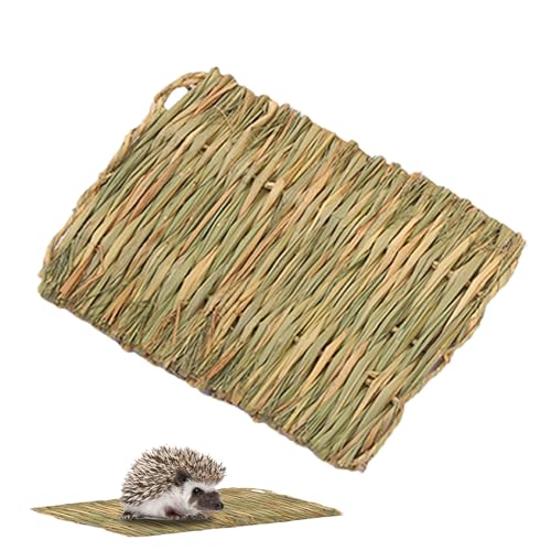Jukeoiu Grasmatte Für Katzen | Geflochtene Ruheunterlage | Natürliche Grasmatte Als Ruheplatz, Schlafbereich & Kratzfläche Für Hasen, Katzen Und Hunde von Jukeoiu