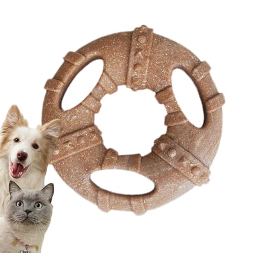 Jukeoiu Hundekauspielzeug Für Starke Kauer,Robustes Kauspielzeug Für Kleine Hunde | Interaktives Knochenförmiges Zahnreinigungsspielzeug Für Geistige Auslastung von Jukeoiu