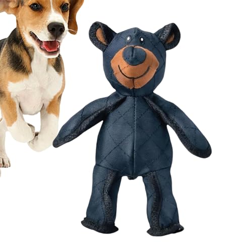 Jukeoiu Hundespielzeug Für Starke Kauer, Bären-Design Quietschspielzeug, Bissfeste Stopfspielzeug Für Welpen Und Beißartikel Beschäftigung Für Mittelgroße Und Große Haustiere von Jukeoiu