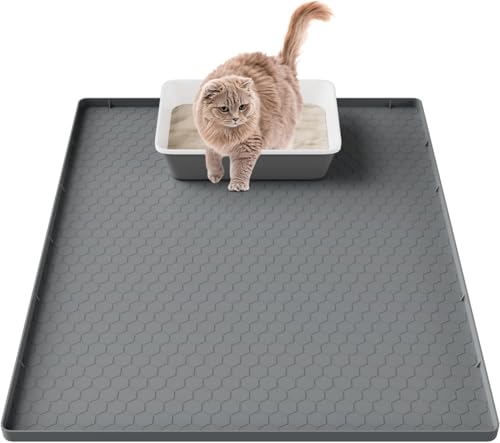 Silikon Katzenklo Matte XXL 80 × 56 cm – wasserfest & rutschfest – katzenklo Matte, katzenstreu Matte, katzenmatte katzenklo, Matte katzenklo, katzenklo unterlage Silikon Katzenklo Matte XXL 80 × 56 cm – wasserfest & rutschfest – katzenklo Matte, katzenstreu Matte, katzenmatte katzenklo, Matte katzenklo, katzenklo unterlage von Jukibole