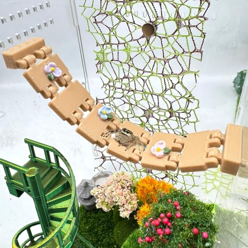 Springspinne Zubehör Brücke, Magnetbefestigung Hängebrücke Kletterbrücke für kleine Reptiliengehege Springspinne Zubehör Brücke, Magnetbefestigung Hängebrücke Kletterbrücke für kleine Reptiliengehege von Julang