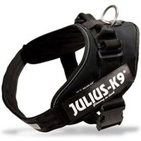 JULIUS-K9® Powergeschirr - schwarz - Brustumfang 58 - 76 cm (Größe 0) von Julius-K9