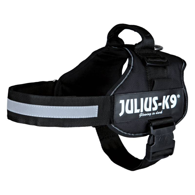 JULIUS-K9® Powergeschirr - schwarz - Größe 2: 71 - 96 cm Brustumfang von Julius-K9