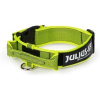 JULIUS-K9 Halsband mit Griff 40mm neon gelb von Julius-K9
