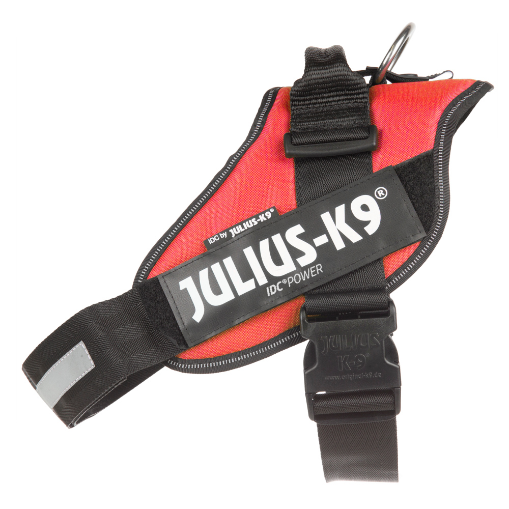 JULIUS-K9 IDC®-Powergeschirr - rot - Größe 2: Brustumfang 71 - 96 cm von Julius-K9