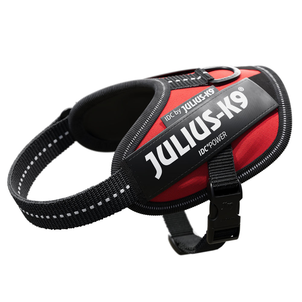 JULIUS-K9 IDC®-Powergeschirr - rot - Größe 2XS: Brustumfang 33 - 45 cm von Julius-K9