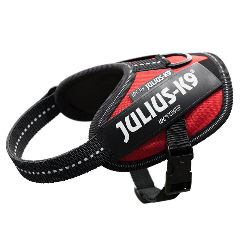 JULIUS-K9 IDC®-Powergeschirr - rot - Größe 2XS: Brustumfang 33 - 45 cm von Julius-K9