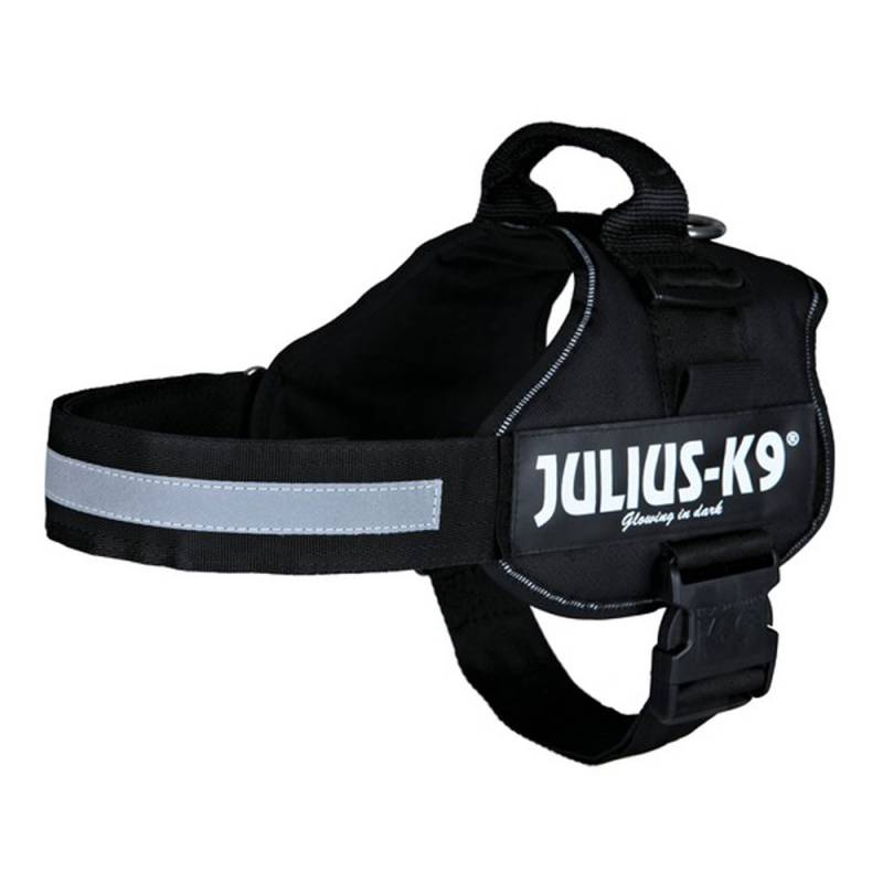 Julius-K9® Hundegeschirr Power schwarz, Gr. XS, Breite: 25 mm, Bauchumfang: ca. 40 - 53 cm von Julius-K9