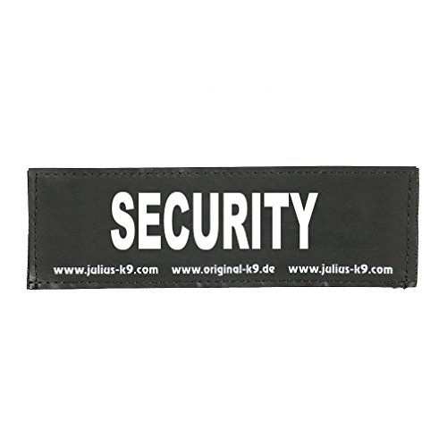 JULIUS K-9 Klettaufschrift, Security, klein, Schwarz von JULIUS K-9
