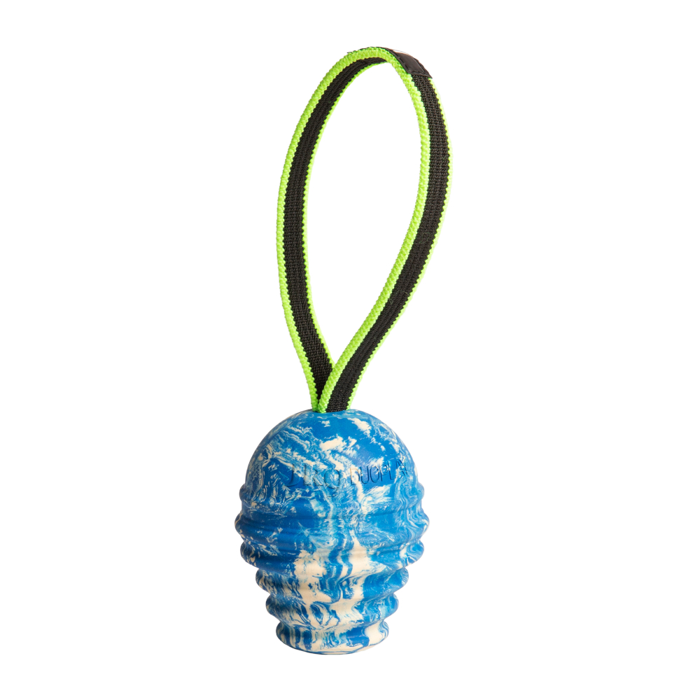 Julius-K9 Duoplay Antibakterieller Hundeball - Groß: Ø 8,5 x L 11,5 cm von Julius-K9