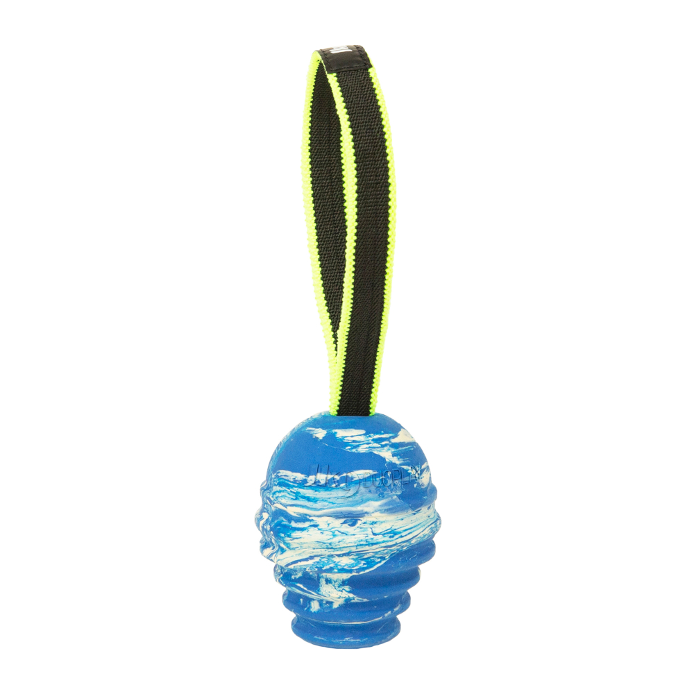 Julius-K9 Duoplay Antibakterieller Hundeball - Klein: Ø 7,2 x L 9,5 cm von Julius-K9