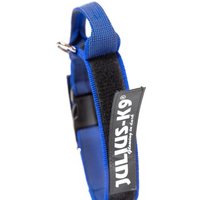 JULIUS-K9 Halsband mit Griff 50mm blau/ grau von Julius-K9