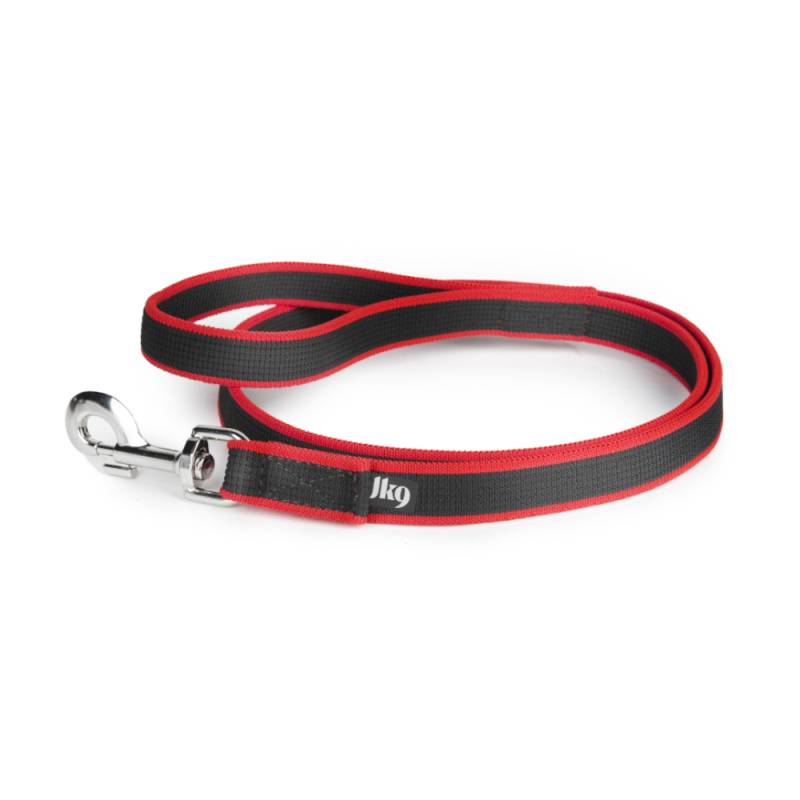 Julius-K9 Premium Jogging-Leine, rot - 120 cm lang, 25 mm breit von Julius-K9