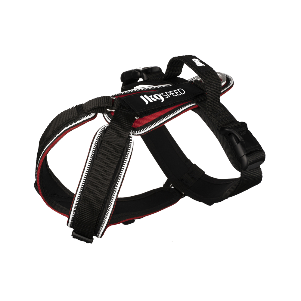 Julius-K9 Speed Hundegeschirr, rot - Größe M: Brustumfang 53 - 74 cm von Julius-K9