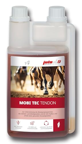 JuloVet Mobi Tec Tendon | 1 l | Flüssiges Ergänzungsfuttermittel für Pferde | Mögliche Aufrecht"erhaltung der Beweg"lichkeit und die Funktion von Gelenken, Sehnen und Bändern JuloVet Mobi Tec Tendon | 1 l | Flüssiges Ergänzungsfuttermittel für Pferde | Mögliche Aufrecht"erhaltung der Beweg"lichkeit und die Funktion von Gelenken, Sehnen und Bändern von JuloVet