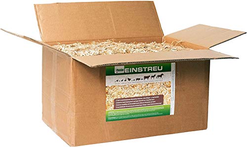 Kleintier-Einstreu Häckselgut Häcksel aus Miscanthus/Elefantengras für Hasen Kaninchen Maus Vogel Meerschweinchen - Kleintierstreu / Hamsterstreu statt Stroh- u. Hobelspäne für Käfig & Stall (3x 20l) von Jumbogras