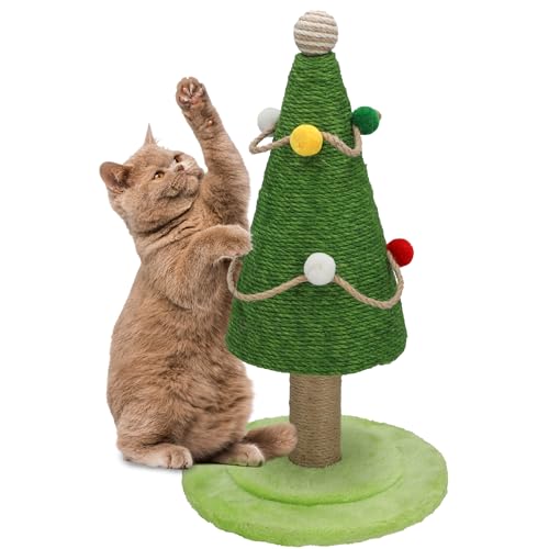 Kratzbaum für Katzen Weihnachtsbaum stehend Spielzeug Kratzbaum von Jumi