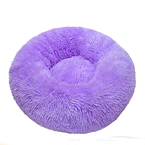JunJiale Beruhigende Hundebetten, Donut-Hundebett für kleine Hunde, bequemes Kuschel-Hundebett und Katzenbett aus Kunstfell, waschbares Hundebett, Durchmesser 109 cm JunJiale Beruhigende Hundebetten, Donut-Hundebett für kleine Hunde, bequemes Kuschel-Hundebett und Katzenbett aus Kunstfell, waschbares Hundebett, Durchmesser 109 cm von JunJiale