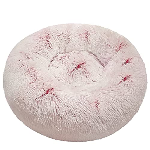 JunJiale Beruhigende Hundebetten, Donut-Hundebett für kleine Hunde, bequemes Kuschel-Hundebett und Katzenbett aus Kunstfell, waschbares Hundebett, Durchmesser 109 cm JunJiale Beruhigende Hundebetten, Donut-Hundebett für kleine Hunde, bequemes Kuschel-Hundebett und Katzenbett aus Kunstfell, waschbares Hundebett, Durchmesser 109 cm von JunJiale