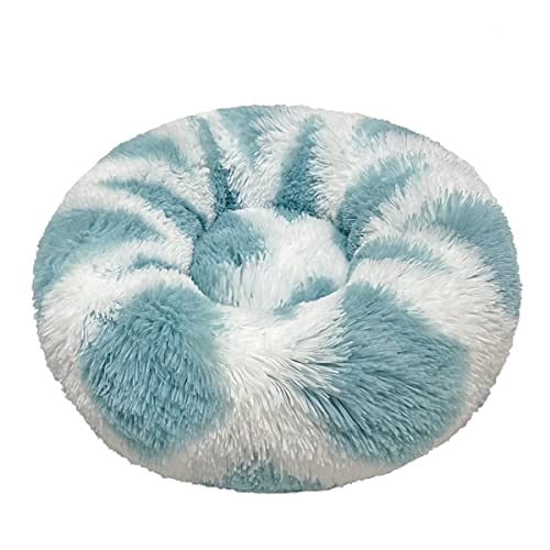 JunJiale Beruhigende Hundebetten, Donut-Hundebett für kleine Hunde, bequemes Kuschel-Hundebett und Katzenbett aus Kunstfell, waschbares Hundebett, Durchmesser 109 cm JunJiale Beruhigende Hundebetten, Donut-Hundebett für kleine Hunde, bequemes Kuschel-Hundebett und Katzenbett aus Kunstfell, waschbares Hundebett, Durchmesser 109 cm von JunJiale